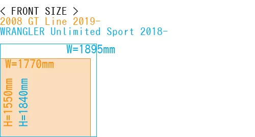 #2008 GT Line 2019- + WRANGLER Unlimited Sport 2018-